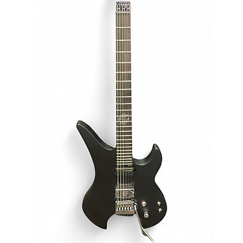Used Schecter Guitar Research Synyster Gates Custom-6 TR-S Headless Satin Black Solid Body Electric Guitar Satin Black