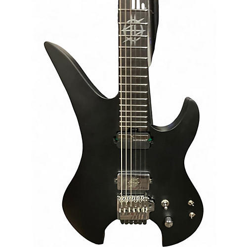 Used Schecter Guitar Research Synyster Gates Custom-6 TR-S Headless Satin Black Solid Body Electric Guitar Satin Black