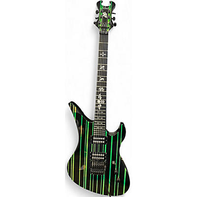 Used Schecter Guitar Research Synyster Gates Signature Custom Black Solid Body Electric Guitar