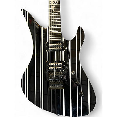 Used Schecter Guitar Research Synyster Gates Signature Custom Black and White Solid Body Electric Guitar
