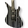 Used Schecter Guitar Research Synyster Gates Signature Custom Black and White Solid Body Electric Guitar Black and White