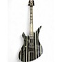 Used Schecter Guitar Research Synyster Gates Signature Custom Black and White Solid Body Electric Guitar Black and White