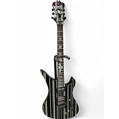 Schecter Guitar Research Used Schecter Guitar Research Synyster Gates Signature Custom S Black Solid Body Electric Guitar Black