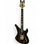 Used Schecter Guitar Research Synyster Gates Signature Custom S Black and Gold Solid Body Electric Guitar Black and Gold