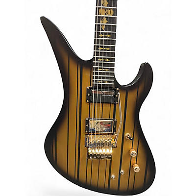 Used Schecter Guitar Research Synyster Gates Signature Custom S GOLD BURST Solid Body Electric Guitar