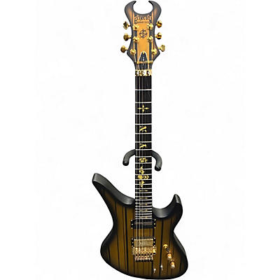 Used Schecter Guitar Research Synyster Gates Signature Custom S SATIN GOLD BURST Solid Body Electric Guitar