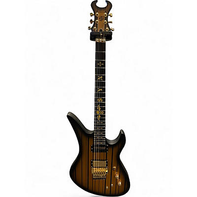 Used Schecter Guitar Research Synyster Gates Signature Custom S SATIN GOLD Solid Body Electric Guitar