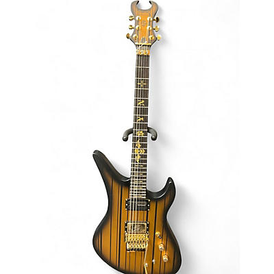 Used Schecter Guitar Research Synyster Gates Signature Custom S Satin Gold Solid Body Electric Guitar