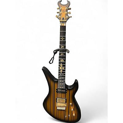 Used Schecter Guitar Research Synyster Gates Signature Custom S Satin Goldburst Solid Body Electric Guitar