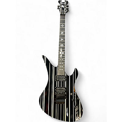 Used Schecter Guitar Research Synyster Gates Signature Standard BLACK PINSTRIPE Solid Body Electric Guitar