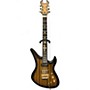 Used Schecter Guitar Research Synyster Gates Signature Synyster Custom-S Sustainiac Gold Solid Body Electric Guitar Gold