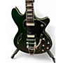 Used Schecter Guitar Research Used Schecter Guitar Research T S/H-1B Trans Green Hollow Body Electric Guitar Trans Green