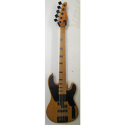 Schecter Guitar Research Used Schecter Guitar Research T5 Bass Natural Electric Bass Guitar