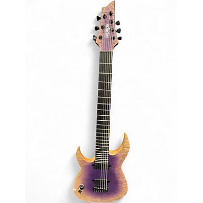 Used Schecter Guitar Research TAO-7 JOHN BROWNE LH OZONE BURST Solid Body Electric Guitar