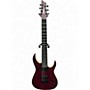 Used Schecter Guitar Research TOA 7 Purple Solid Body Electric Guitar Purple