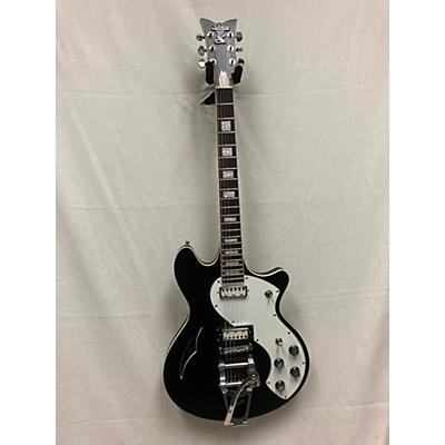 Schecter Guitar Research Used Schecter Guitar Research TSH1 Black Hollow Body Electric Guitar