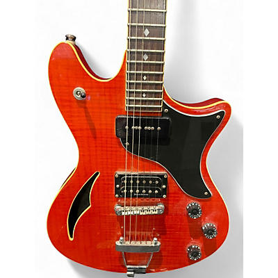 Used Schecter Guitar Research TSH1 Red Hollow Body Electric Guitar