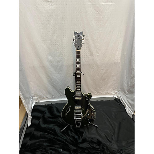 Schecter Guitar Research Used Schecter Guitar Research TSH1-b Trans Green Hollow Body Electric Guitar Trans Green