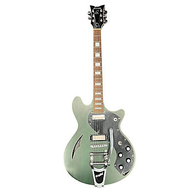 Schecter Guitar Research Used Schecter Guitar Research TSH1B Emerald Green Hollow Body Electric Guitar