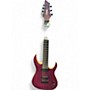 Used Schecter Guitar Research Tao-7 Purple Solid Body Electric Guitar Purple