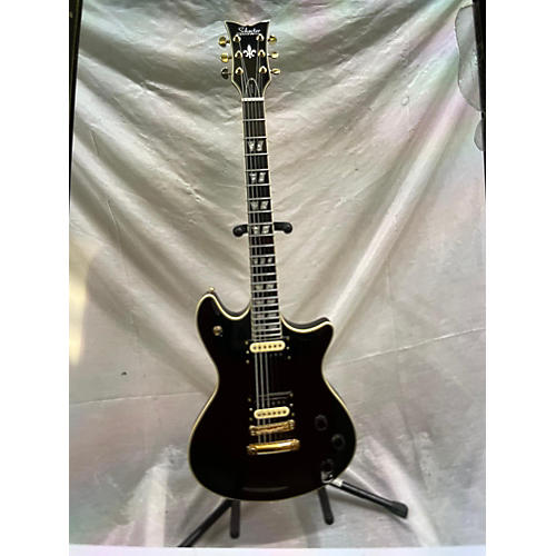 Schecter Guitar Research Used Schecter Guitar Research Tempest Custom Black Solid Body Electric Guitar Black