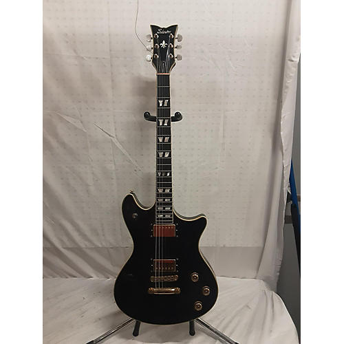 Schecter Guitar Research Used Schecter Guitar Research Tempest Custom Black Solid Body Electric Guitar Black