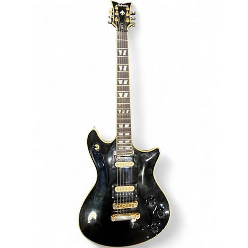 Used Schecter Guitar Research Tempest Custom Black Solid Body Electric Guitar Black