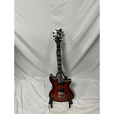 Schecter Guitar Research Used Schecter Guitar Research Tempest Custom Faded Vintage Sunburst Solid Body Electric Guitar