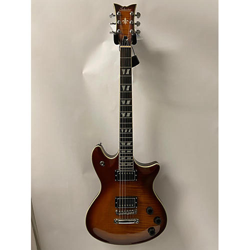 Schecter Guitar Research Used Schecter Guitar Research Tempest Custom Vintage Sunburst Solid Body Electric Guitar Vintage Sunburst