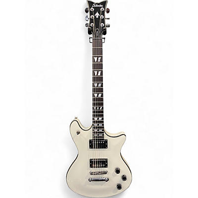 Used Schecter Guitar Research Tempest Custom Vintage White Solid Body Electric Guitar
