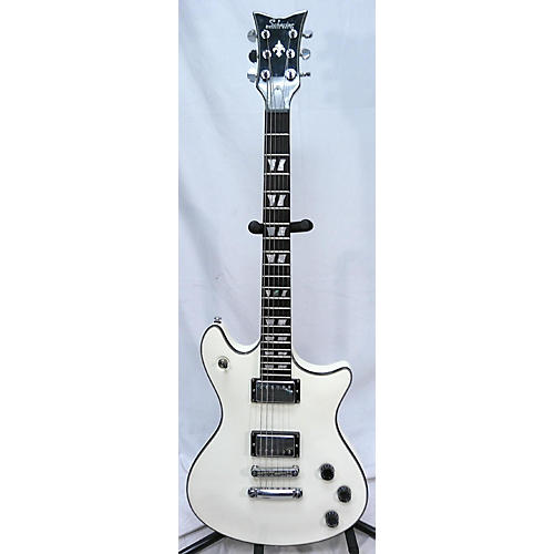 Schecter Guitar Research Used Schecter Guitar Research Tempest Custom White Solid Body Electric Guitar White