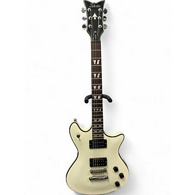 Used Schecter Guitar Research Tempest Custom white Solid Body Electric Guitar