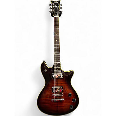 Used Schecter Guitar Research Tempest Standard Amber Solid Body Electric Guitar