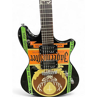 Used Schecter Guitar Research Tempest Standard Black Solid Body Electric Guitar