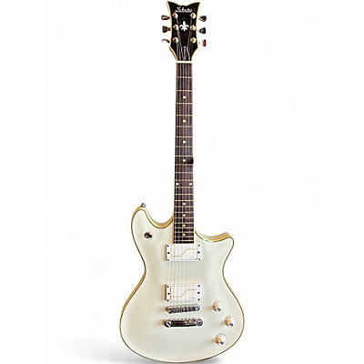 Used Schecter Guitar Research Tempest Standard White Solid Body Electric Guitar