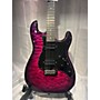 Used Schecter Guitar Research Used Schecter Guitar Research Traditional Pro Purple Flame Solid Body Electric Guitar Purple Flame