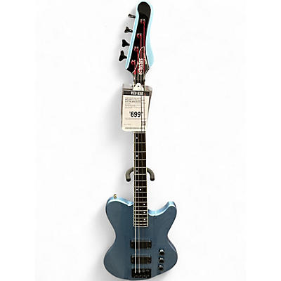 Used Schecter Guitar Research ULTRA BASS Blue Electric Bass Guitar