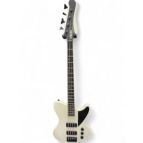 Used Schecter Guitar Research ULTRA BASS White Electric Bass Guitar White