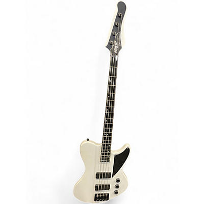 Used Schecter Guitar Research ULTRA BASS White Electric Bass Guitar
