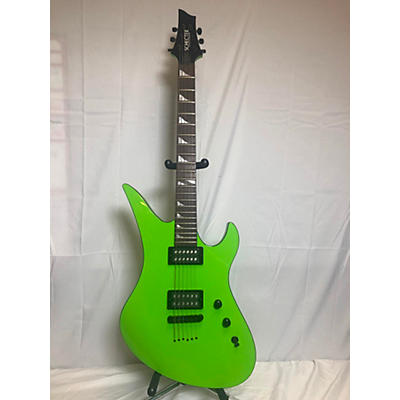 Used Schecter Guitar Research USA CUSTOM AVENGER STANDARD GREEN MACHINE Solid Body Electric Guitar