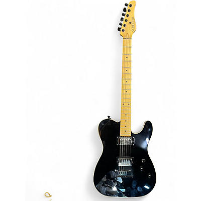 Used Schecter Guitar Research USA PT Black Solid Body Electric Guitar