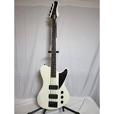 Schecter Guitar Research Used Schecter Guitar Research Ultra Bass White Electric Bass Guitar