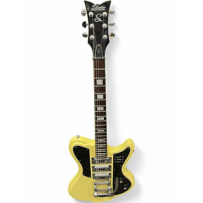 Used Schecter Guitar Research Ultra III Antique Ivory Solid Body Electric Guitar