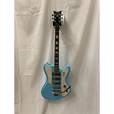 Schecter Guitar Research Used Schecter Guitar Research Ultra III Blue Solid Body Electric Guitar