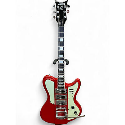 Used Schecter Guitar Research Ultra III VINTAGE RED Solid Body Electric Guitar