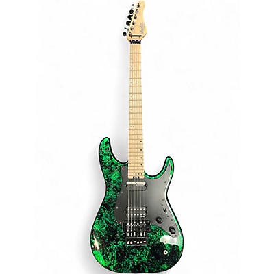 Used Schecter Guitar Research Used Schecter Guitar Research Sun Valley Super Shredder FR 6 REIGN GREEN Solid Body Electric Guitar