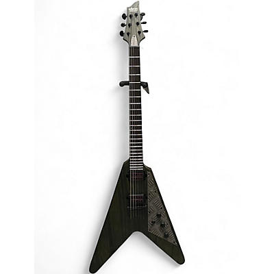 Used Schecter Guitar Research V-1 Apocalypse  Rusty Grey Solid Body Electric Guitar
