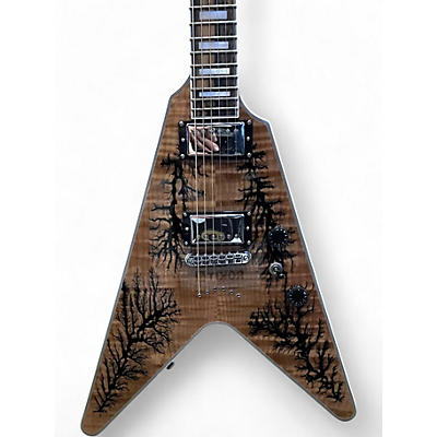 Used Schecter Guitar Research V1 ELECTRO RESIN NATURAL Solid Body Electric Guitar