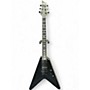 Used Schecter Guitar Research V1 SLS Elite Evil Twin Satin Black Solid Body Electric Guitar Satin Black
