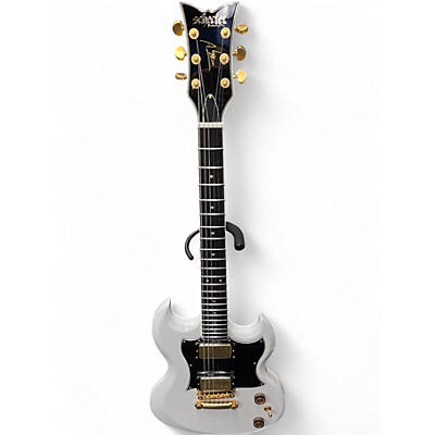 Used Schecter Guitar Research ZV-H6LLYW66D Alpine White Solid Body Electric Guitar